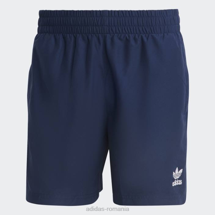 Adidas originals essentials pantaloni scurți de baie uni night indigo bărbați noapte indigo/alb 2JBN13910