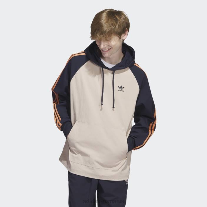 Adidas pantalon adidas cu glugă taupe sst bărbați taupe/cerneală 2JBN15195