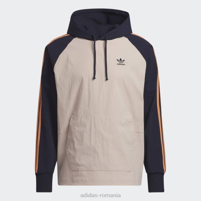 Adidas pantalon adidas cu glugă taupe sst bărbați taupe/cerneală 2JBN15195