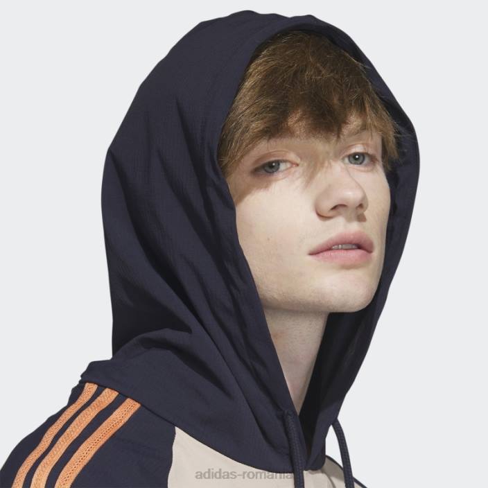 Adidas pantalon adidas cu glugă taupe sst bărbați taupe/cerneală 2JBN15195