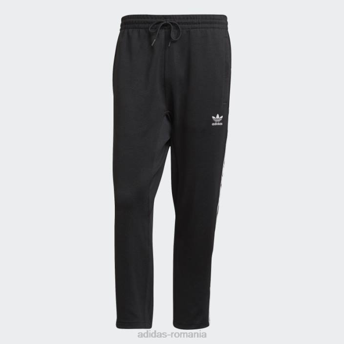 Adidas pantaloni adicolor classics 3 dungi 7/8 negri adidas bărbați negru 2JBN15306