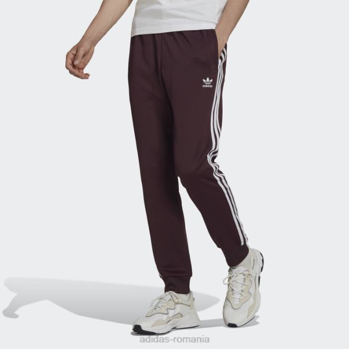 Adidas pantaloni adicolor classics primeblue sst maro adidas bărbați maro/alb 2JBN5010