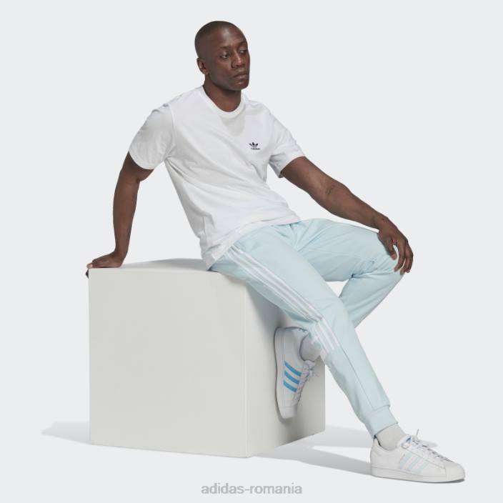 Adidas pantaloni adidas clasici cu linie de croială adicolor albastru bărbați albastru 2JBN7287
