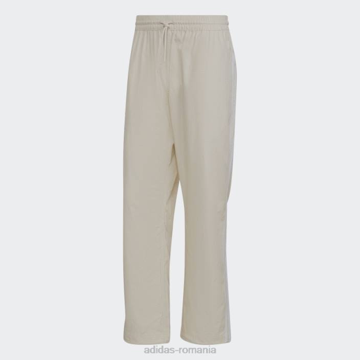 Adidas pantaloni albi de lucru bărbați alb 2JBN14662
