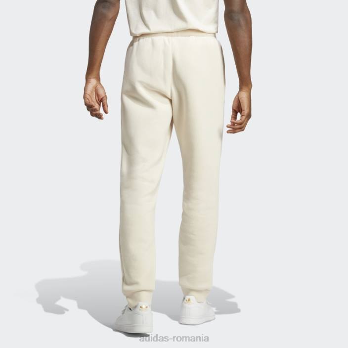 Adidas pantaloni albi trefoil essentials adidas bărbați alb 2JBN6207