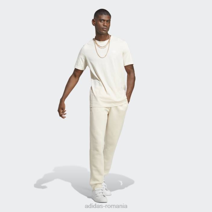 Adidas pantaloni albi trefoil essentials adidas bărbați alb 2JBN6207