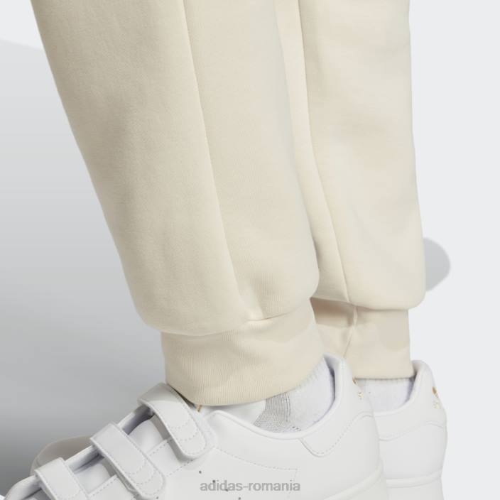 Adidas pantaloni albi trefoil essentials adidas bărbați alb 2JBN6207