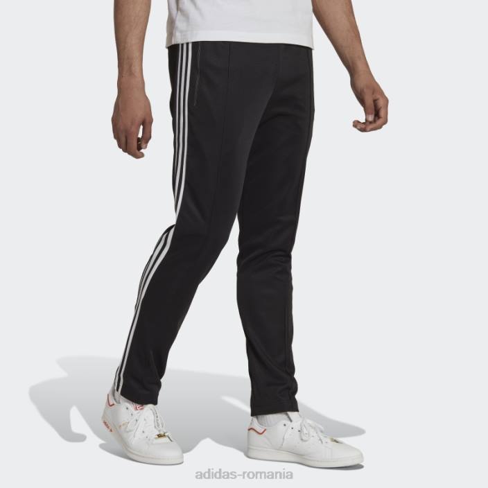 Adidas pantaloni beckenbauer negri adidas bărbați negru/alb/auriu metalic 2JBN1278