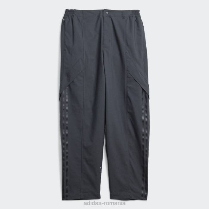 Adidas pantaloni carbon pop tech bărbați carbon/negru 2JBN6701