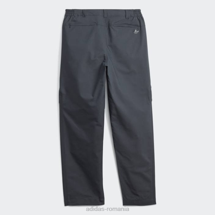 Adidas pantaloni carbon pop tech bărbați carbon/negru 2JBN6701