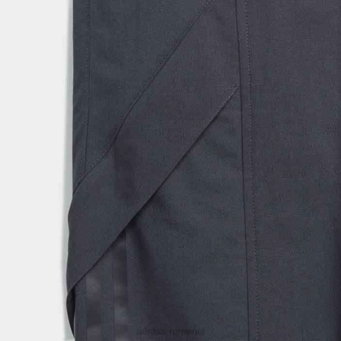 Adidas pantaloni carbon pop tech bărbați carbon/negru 2JBN6701