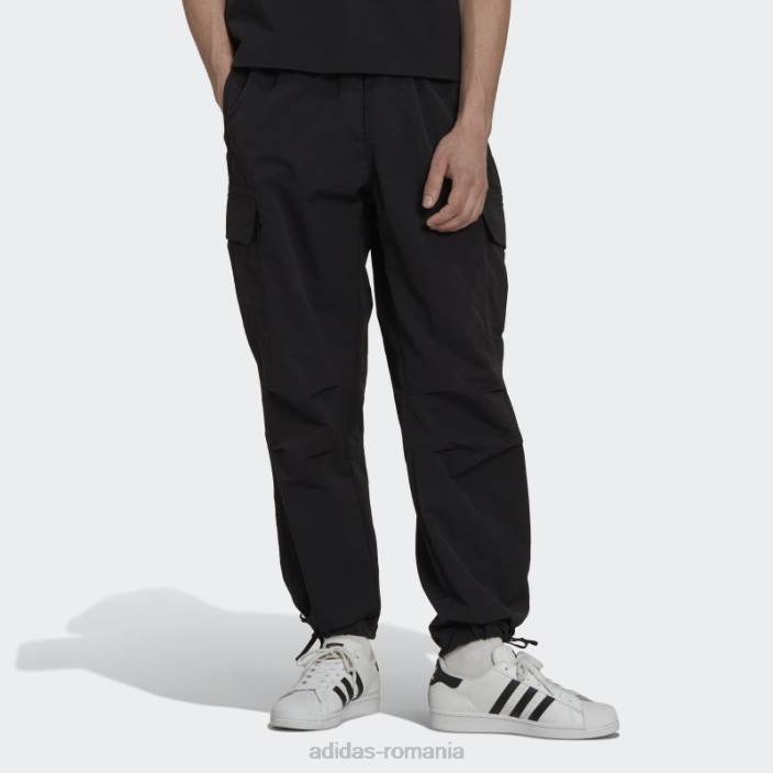 Adidas pantaloni cargo adicolor contempo negri bărbați negru 2JBN14713