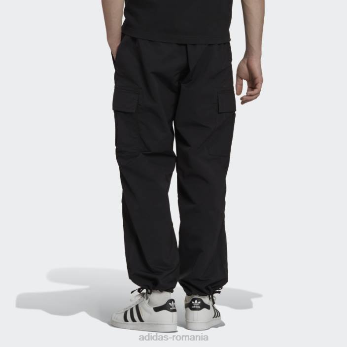 Adidas pantaloni cargo adicolor contempo negri bărbați negru 2JBN14713