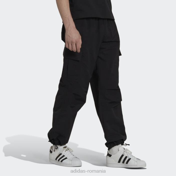 Adidas pantaloni cargo adicolor contempo negri bărbați negru 2JBN14713