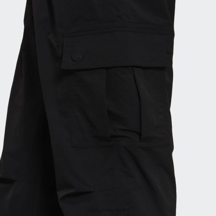 Adidas pantaloni cargo adicolor contempo negri bărbați negru 2JBN14713