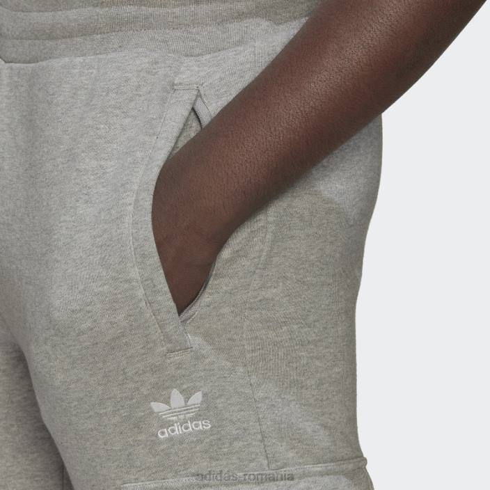 Adidas pantaloni cargo gri mediu adicolor essentials trefoil adidas bărbați gri mediu 2JBN6993