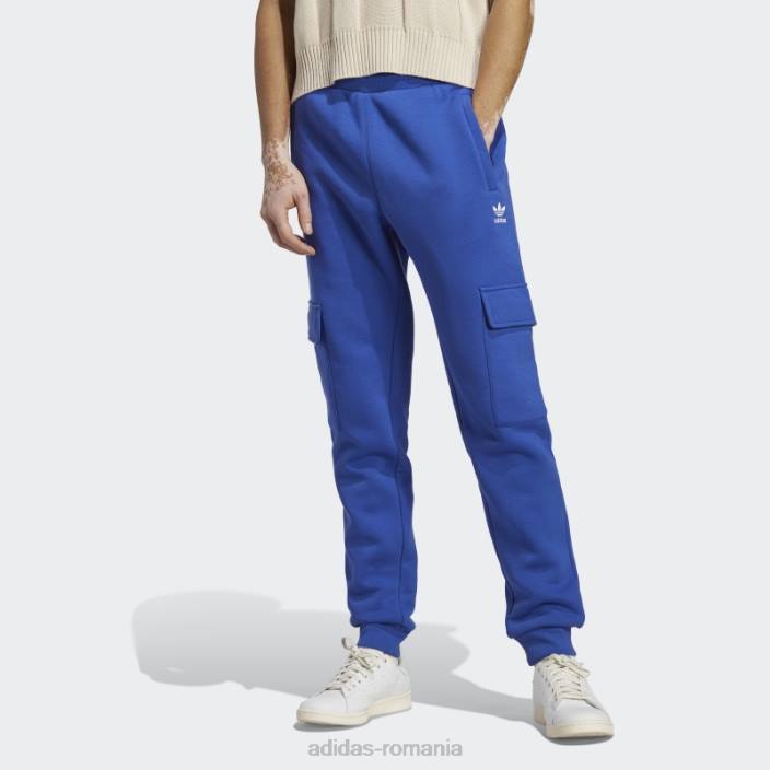 Adidas pantaloni cargo trefoil essentials albastru bărbați albastru 2JBN6049