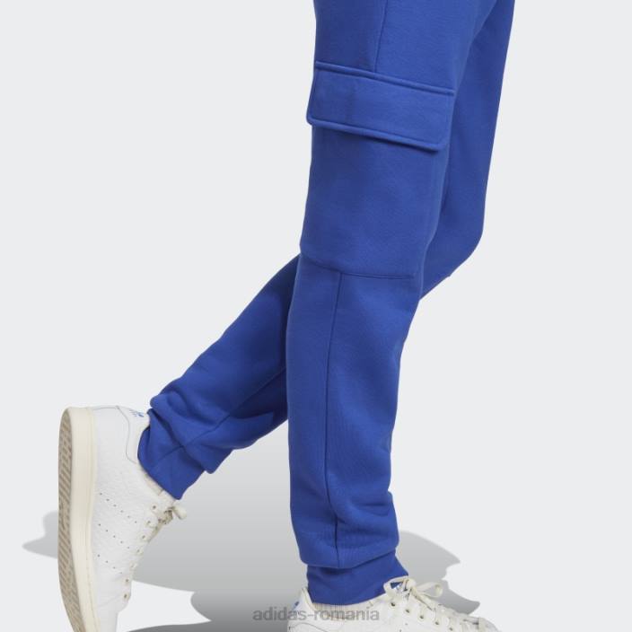 Adidas pantaloni cargo trefoil essentials albastru bărbați albastru 2JBN6049