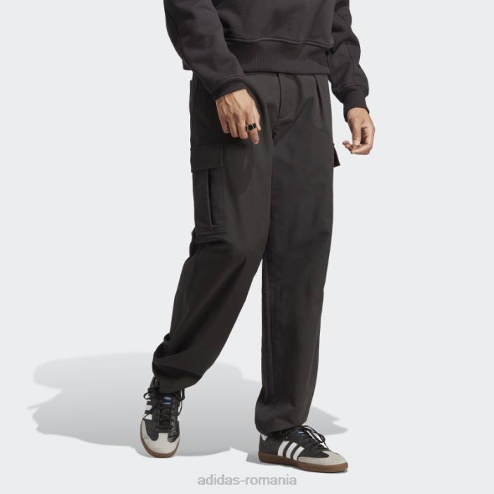 Adidas pantaloni cargo versiune albastră negru adidas bărbați negru 2JBN5376