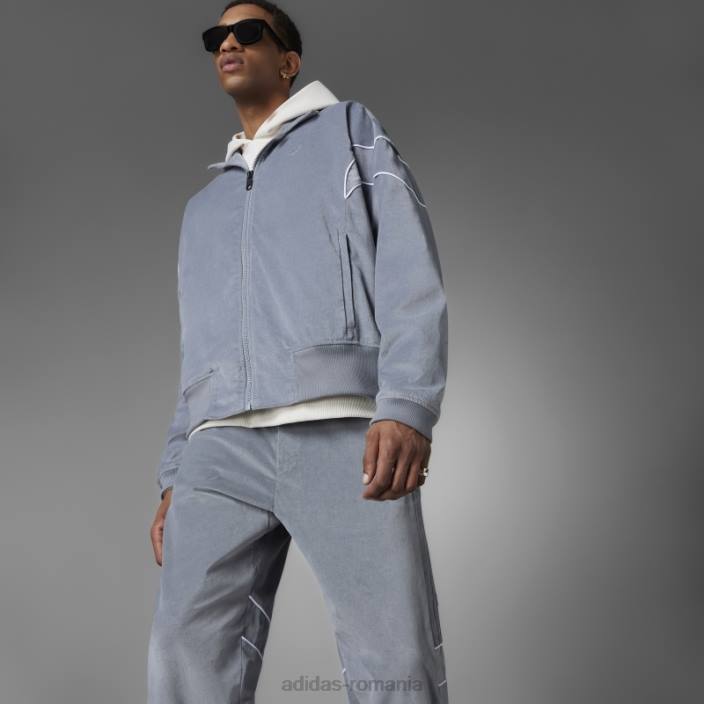 Adidas pantaloni challenger versiune albastră gri adidas bărbați gri 2JBN7476