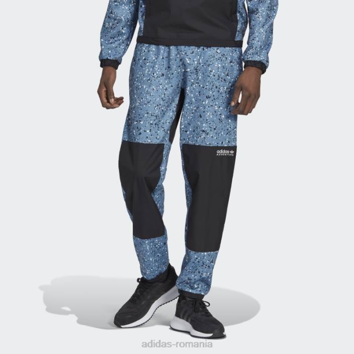Adidas pantaloni cu imprimeu peste tot de iarna aventura multicolori fierbinti bărbați multicolor/albastru alterat 2JBN7211