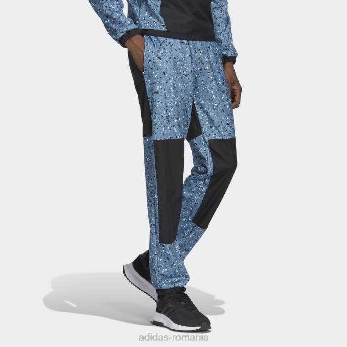 Adidas pantaloni cu imprimeu peste tot de iarna aventura multicolori fierbinti bărbați multicolor/albastru alterat 2JBN7211