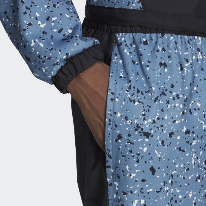 Adidas pantaloni cu imprimeu peste tot de iarna aventura multicolori fierbinti bărbați multicolor/albastru alterat 2JBN7211
