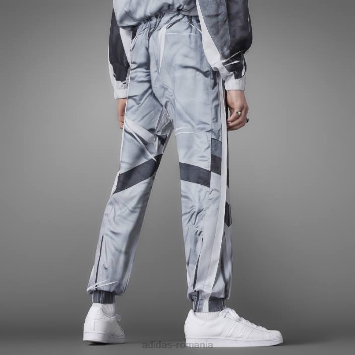 Adidas pantaloni de fotbal cu blocuri din stofa versiune gri albastru bărbați gri 2JBN7498