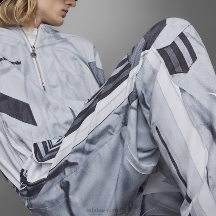 Adidas pantaloni de fotbal cu blocuri din stofa versiune gri albastru bărbați gri 2JBN7498
