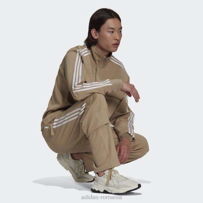 Adidas pantaloni de jogging cargo adidas de culoare bej bărbați ton bej 2JBN15036