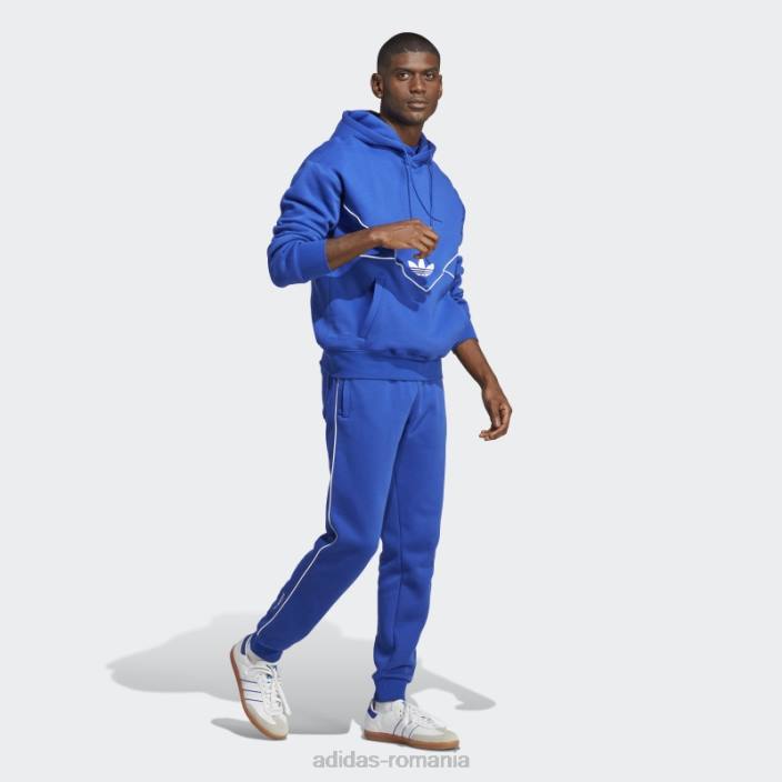 Adidas pantaloni de jogging de arhiva sezoniere adicolor albastri bărbați albastru 2JBN13721