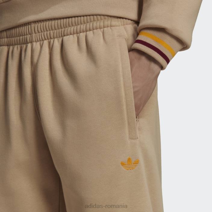 Adidas pantaloni de jogging din varsity bej adidas bărbați bej 2JBN14682