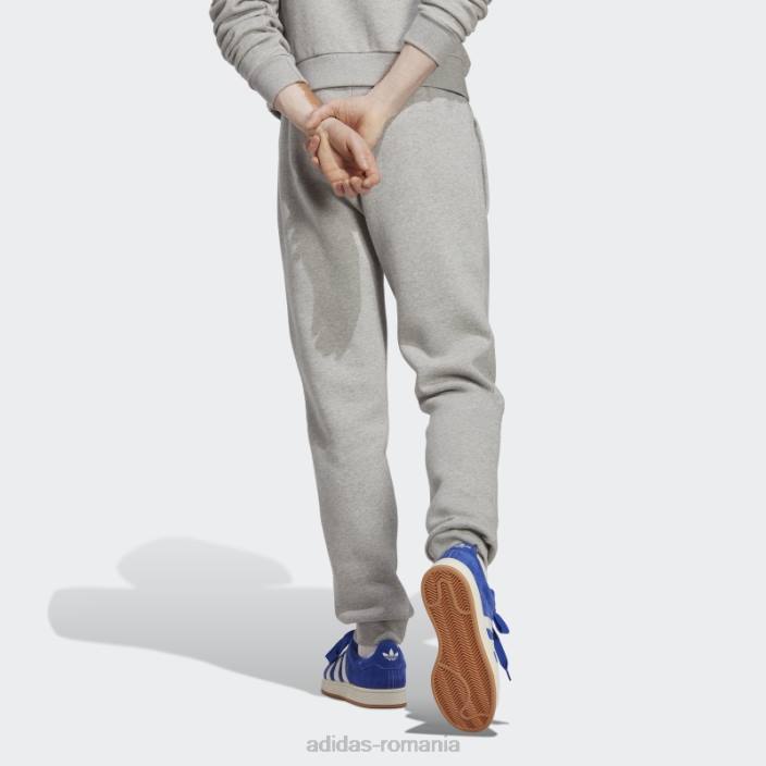 Adidas pantaloni de jogging gri mediu trefoil essentials adidas bărbați gri mediu 2JBN14535