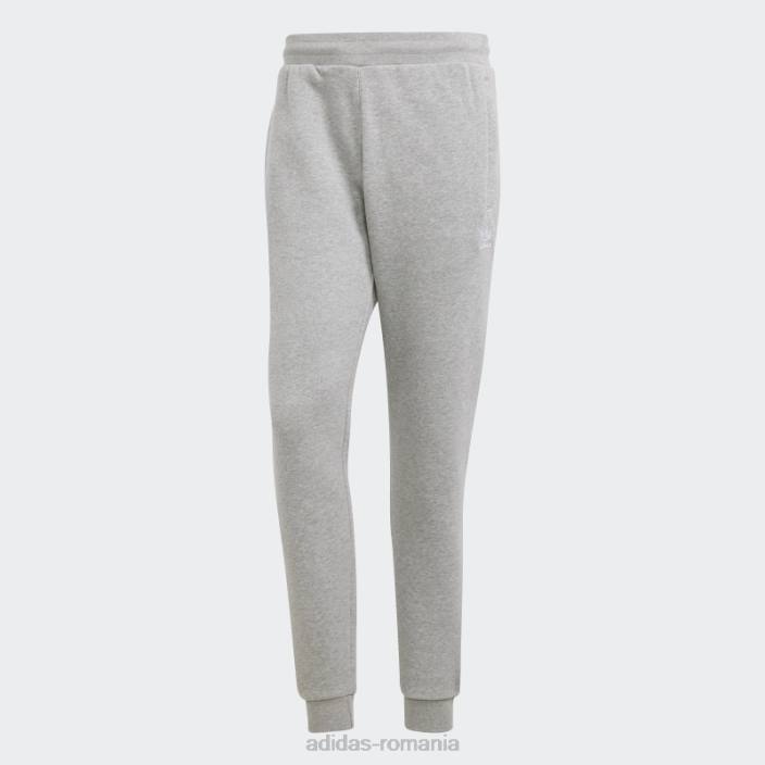 Adidas pantaloni de jogging gri mediu trefoil essentials adidas bărbați gri mediu 2JBN14535