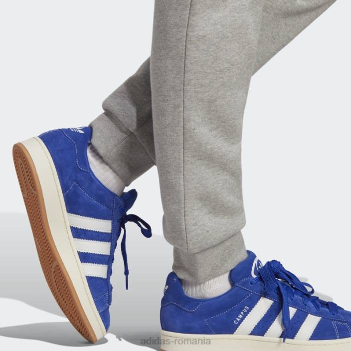 Adidas pantaloni de jogging gri mediu trefoil essentials adidas bărbați gri mediu 2JBN14535