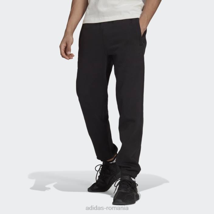 Adidas pantaloni de jogging negri adicolor trefoil adidas bărbați negru 2JBN14601