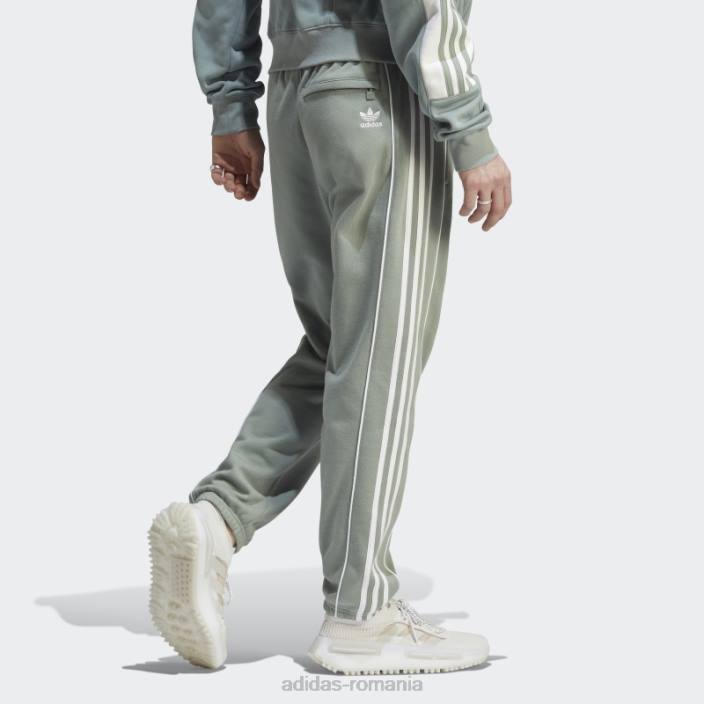 Adidas pantaloni de jogging rekive verde argintiu bărbați verde argintiu 2JBN14488