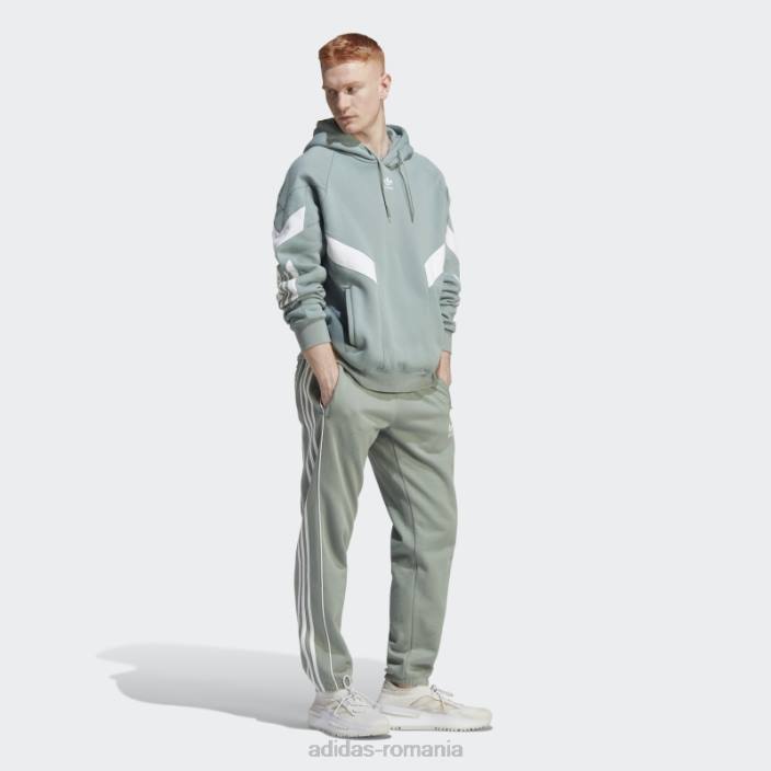 Adidas pantaloni de jogging rekive verde argintiu bărbați verde argintiu 2JBN14488