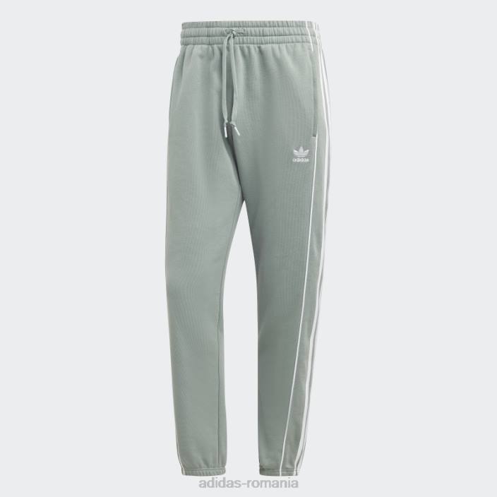 Adidas pantaloni de jogging rekive verde argintiu bărbați verde argintiu 2JBN14488