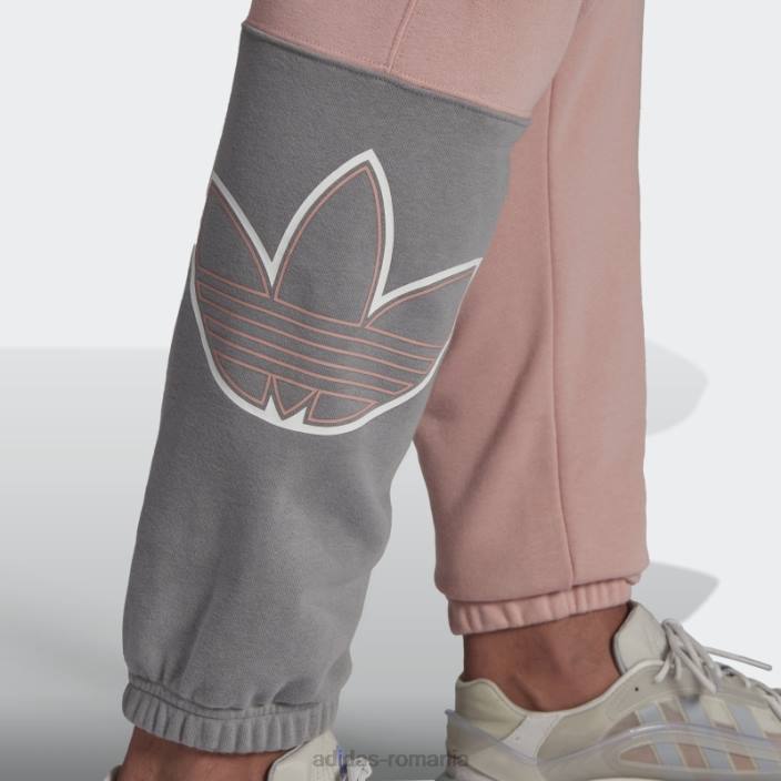 Adidas pantaloni de jogging sprt terry gri fashion bărbați gri/mov 2JBN15053