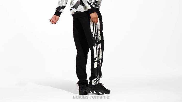 Adidas pantaloni de jogging transpirați serie camo negru adidas bărbați alb negru 2JBN14646