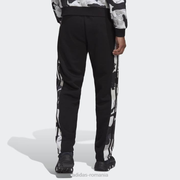 Adidas pantaloni de jogging transpirați serie camo negru adidas bărbați alb negru 2JBN14646
