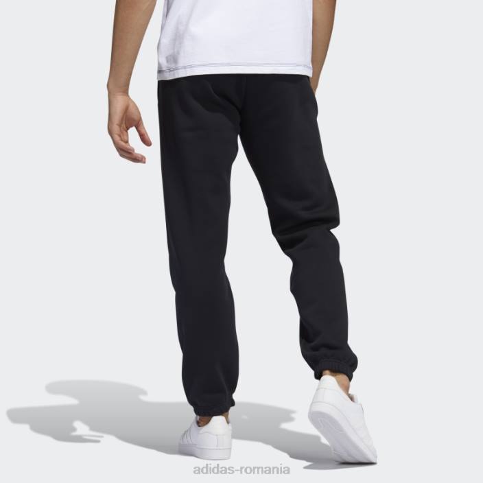 Adidas pantaloni de jogging trefoil script negru bărbați negru 2JBN15157