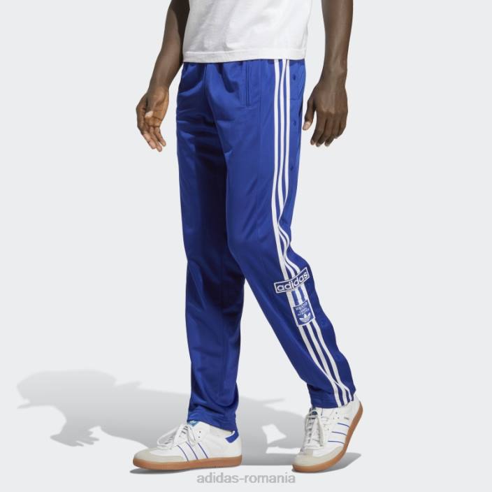 Adidas pantaloni de sport adicolor classics adibreak albastri bărbați albastru 2JBN5548
