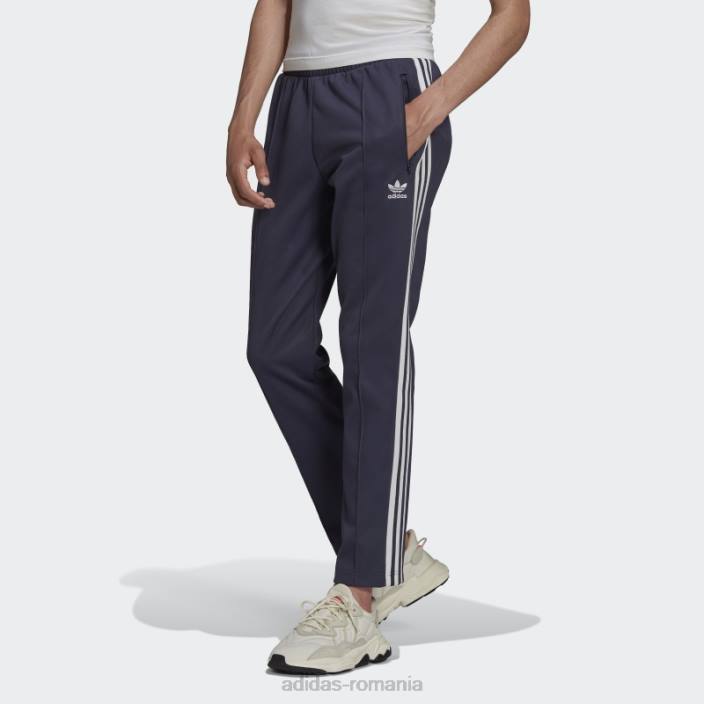 Adidas pantaloni de sport adicolor classics beckenbauer primeblue bleumarin bărbați marina 2JBN6788