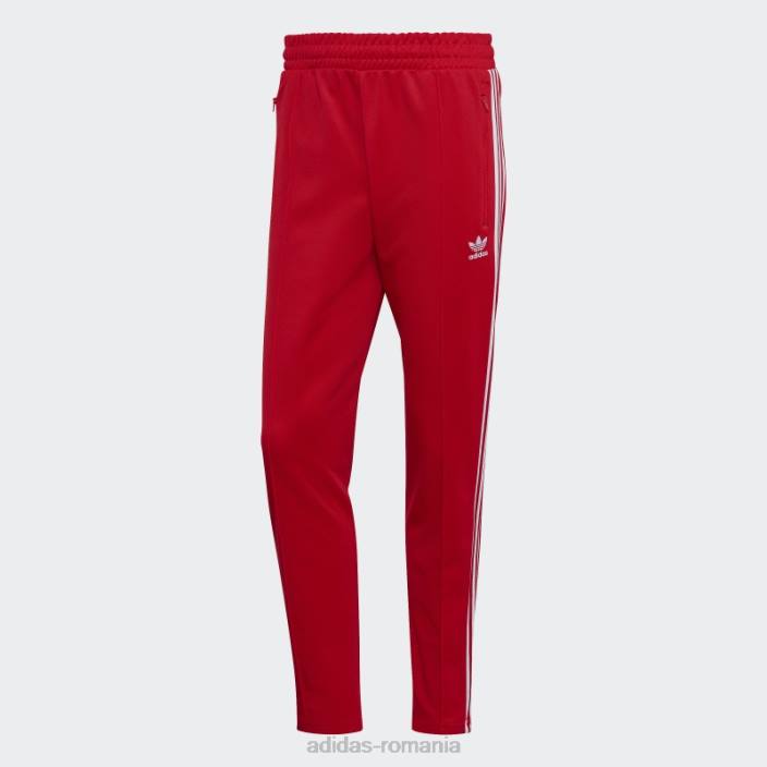 Adidas pantaloni de sport adicolor classics beckenbauer primeblue roșii adidas bărbați roșu 2JBN6768