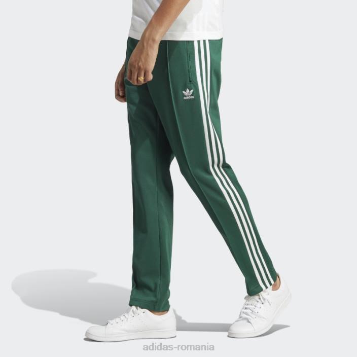 Adidas pantaloni de sport adicolor classics beckenbauer verde inchis bărbați verde inchis 2JBN5572