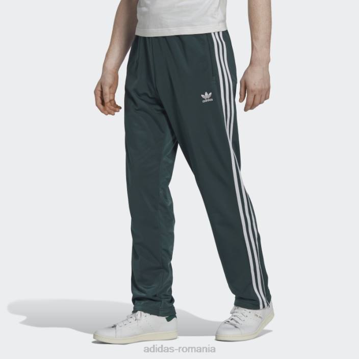 Adidas pantaloni de sport adicolor classics firebird primeblue verde mineral bărbați verde mineral 2JBN7543