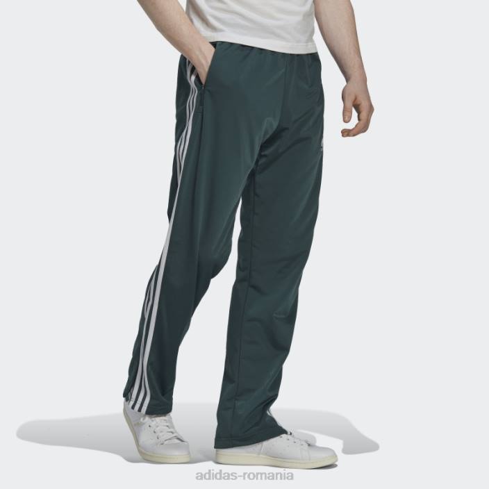 Adidas pantaloni de sport adicolor classics firebird primeblue verde mineral bărbați verde mineral 2JBN7543