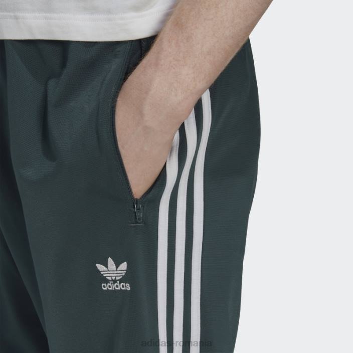 Adidas pantaloni de sport adicolor classics firebird primeblue verde mineral bărbați verde mineral 2JBN7543